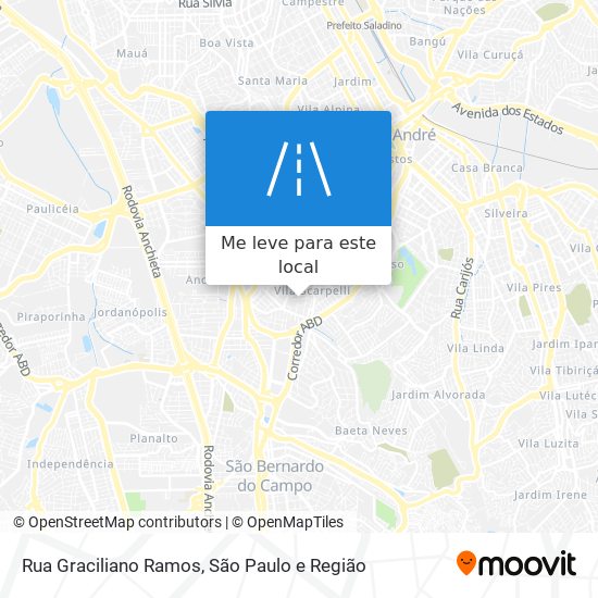 Rua Graciliano Ramos mapa