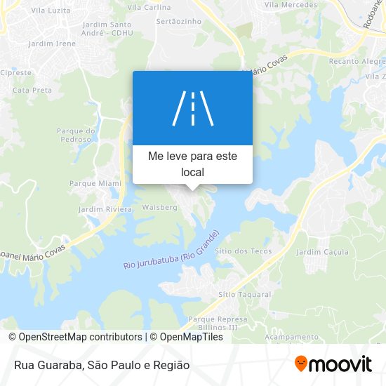 Rua Guaraba mapa
