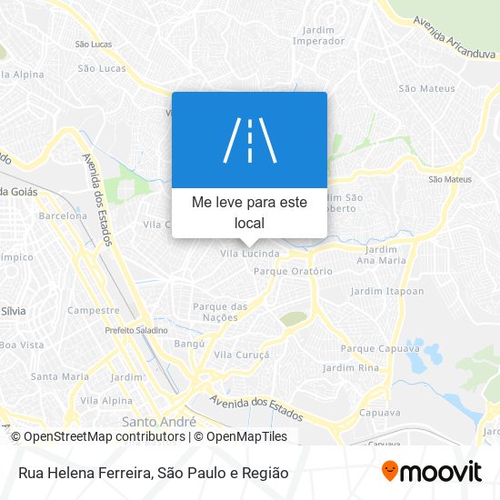 Rua Helena Ferreira mapa