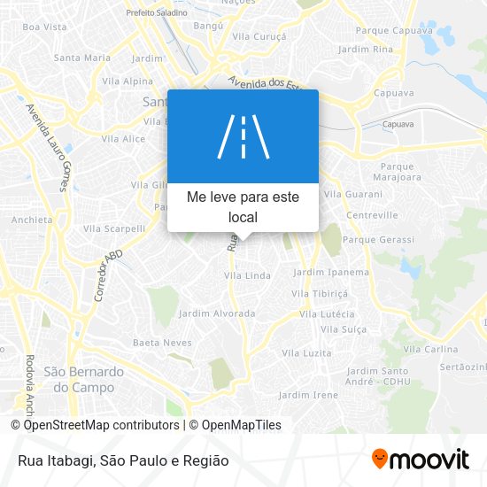 Rua Itabagi mapa