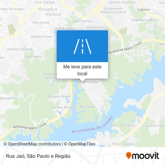Rua Jaó mapa