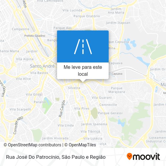 Rua José Do Patrocínio mapa