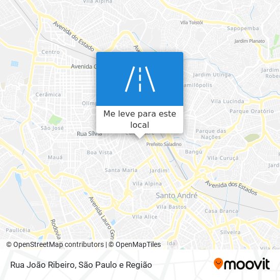 Rua João Ribeiro mapa