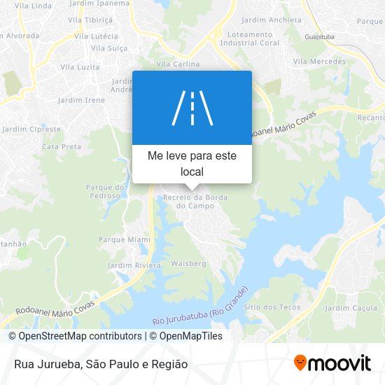Rua Jurueba mapa