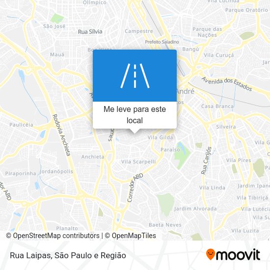 Rua Laipas mapa