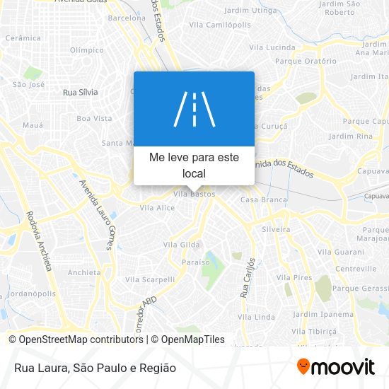 Rua Laura mapa