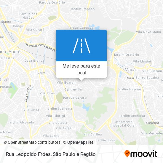 Rua Leopoldo Fróes mapa