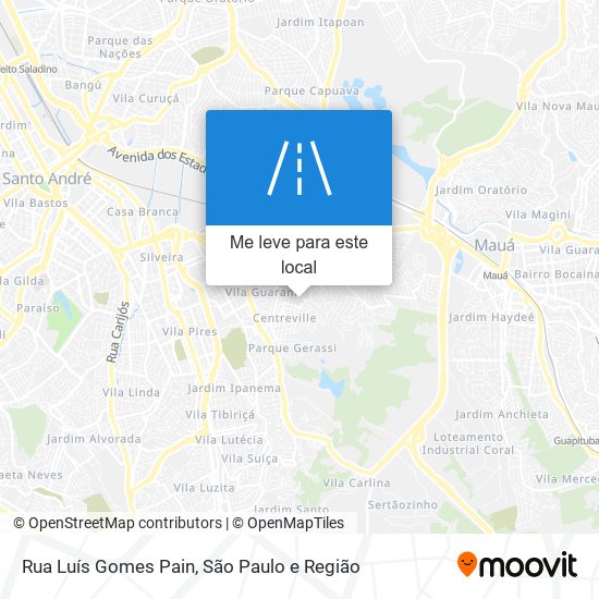 Rua Luís Gomes Pain mapa