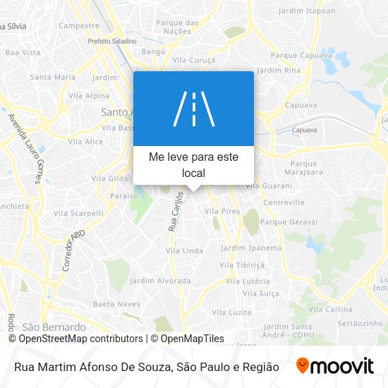 Rua Martim Afonso De Souza mapa
