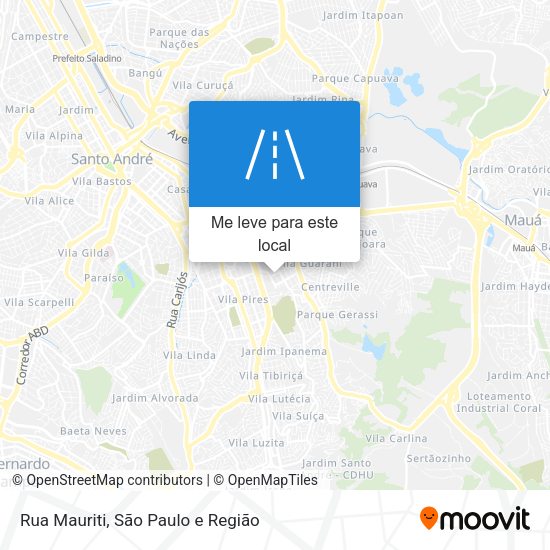 Rua Mauriti mapa