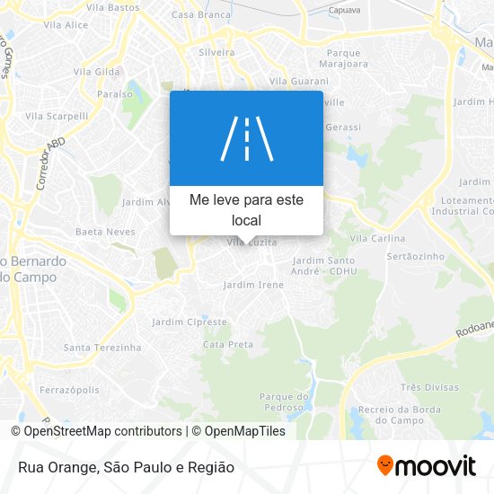 Rua Orange mapa