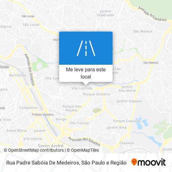 Rua Padre Sabóia De Medeiros mapa