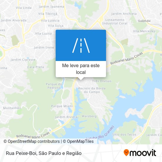 Rua Peixe-Boi mapa