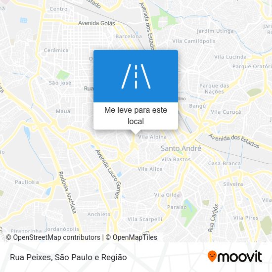 Rua Peixes mapa