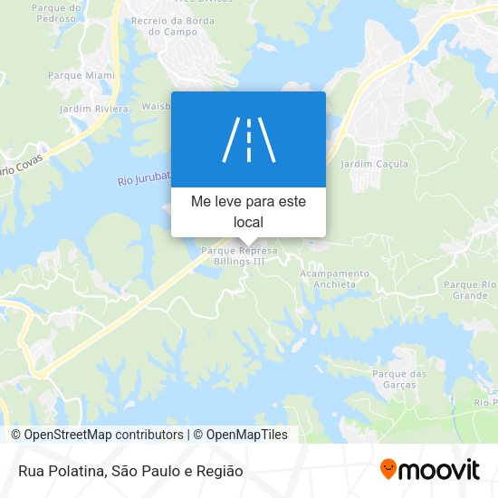 Rua Polatina mapa