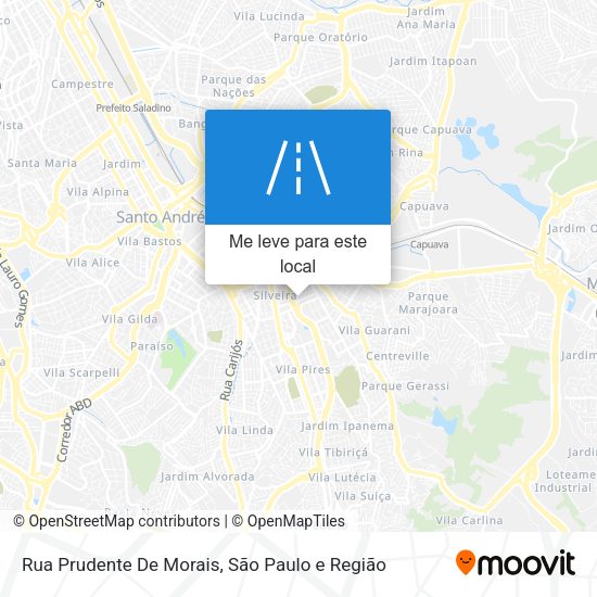 Rua Prudente De Morais mapa