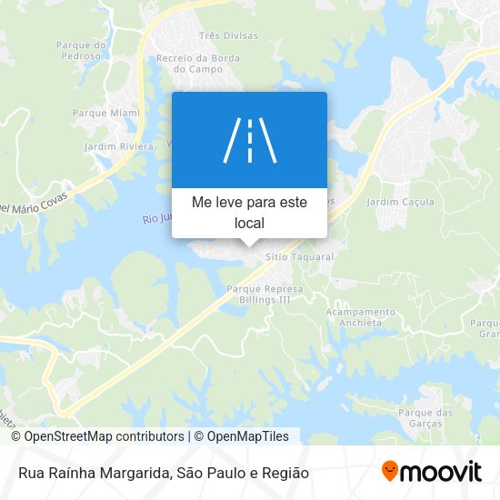 Rua Raínha Margarida mapa