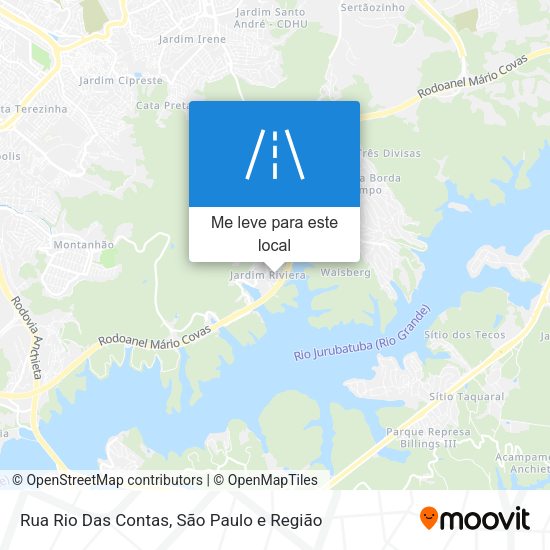 Rua Rio Das Contas mapa