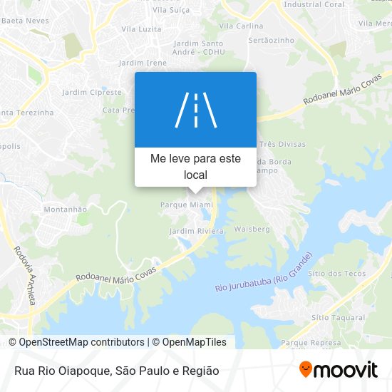 Rua Rio Oiapoque mapa