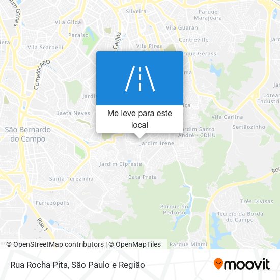 Rua Rocha Pita mapa