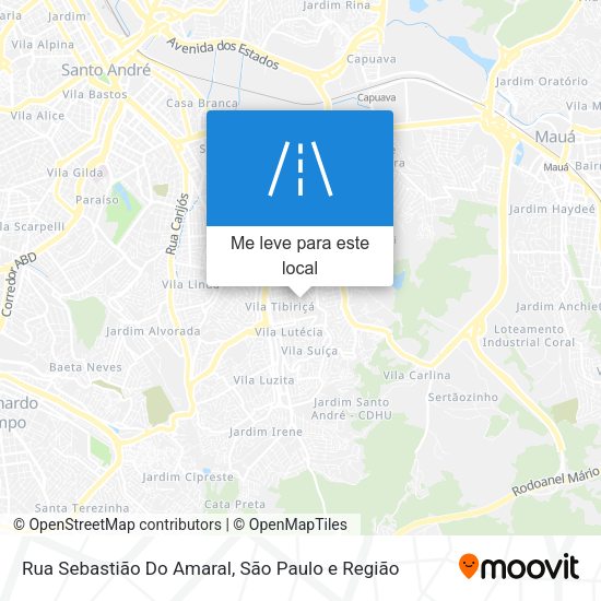 Rua Sebastião Do Amaral mapa