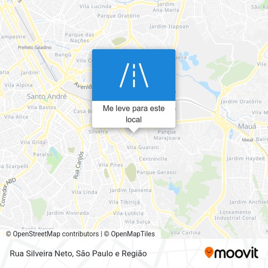 Rua Silveira Neto mapa