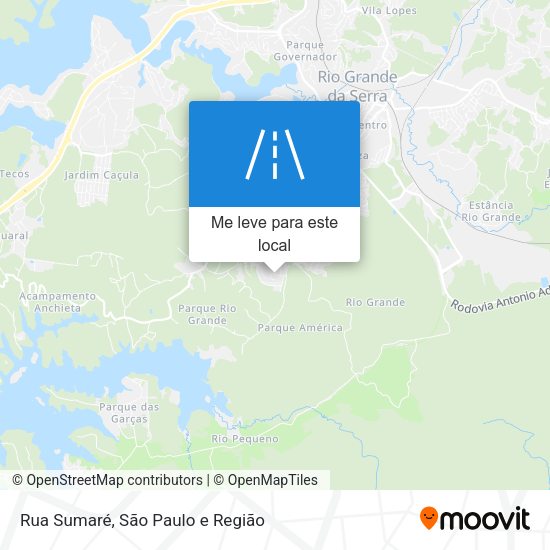 Rua Sumaré mapa