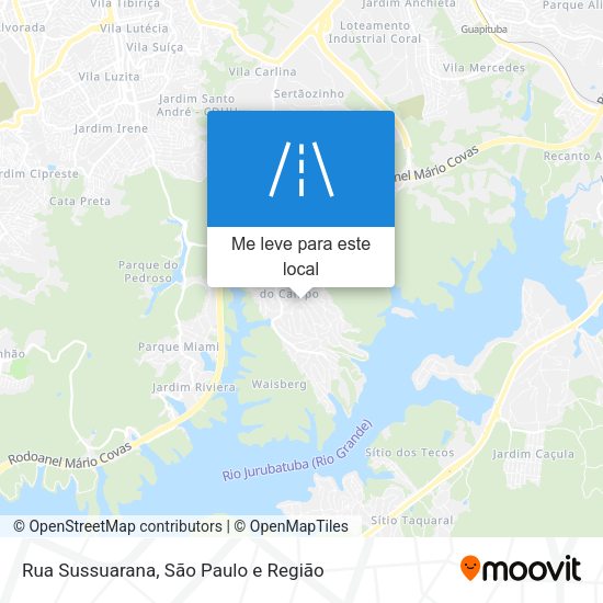 Rua Sussuarana mapa