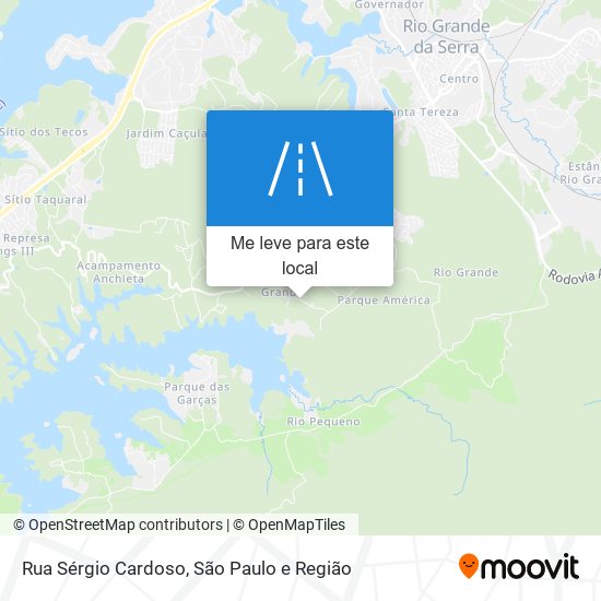 Rua Sérgio Cardoso mapa