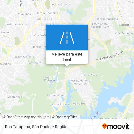 Rua Tatupeba mapa