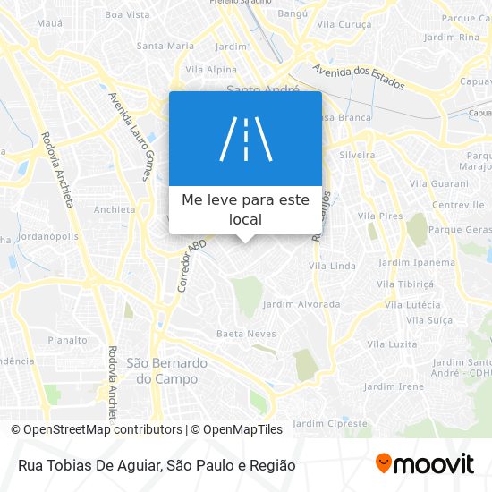 Rua Tobias De Aguiar mapa