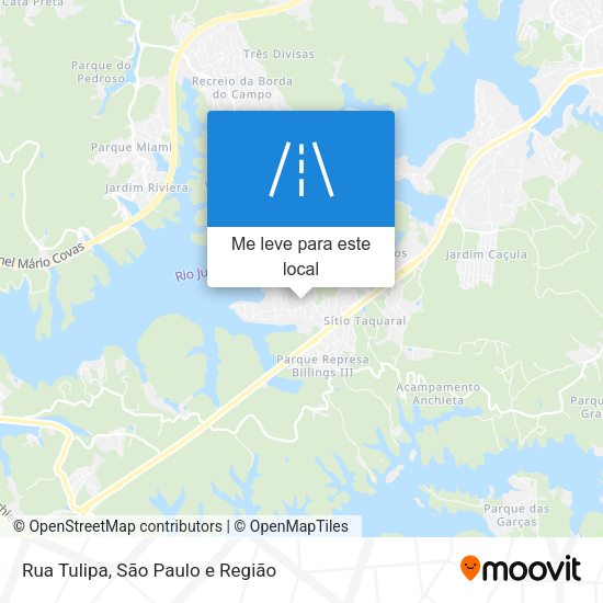 Rua Tulipa mapa
