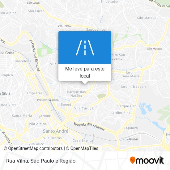 Rua Vilna mapa