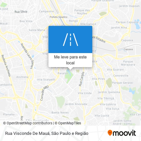 Rua Visconde De Mauá mapa