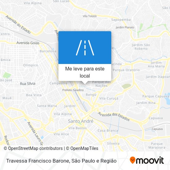 Travessa Francisco Barone mapa