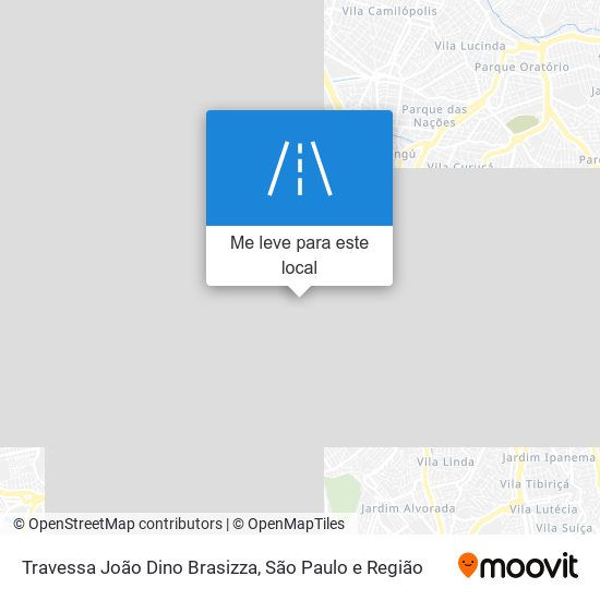 Travessa João Dino Brasizza mapa
