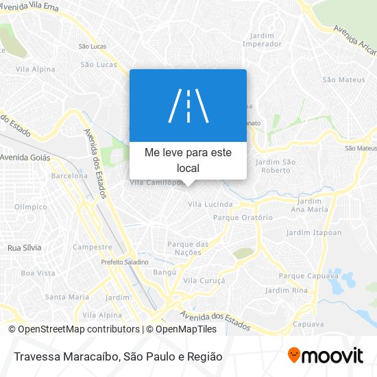 Travessa Maracaíbo mapa