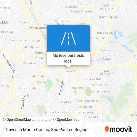 Travessa Murilo Coelho mapa