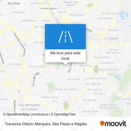 Travessa Otávio Marques mapa
