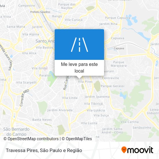 Travessa Pires mapa