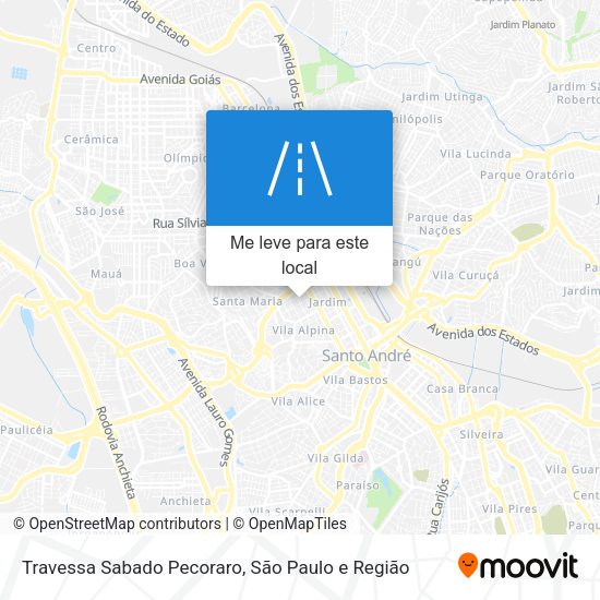 Travessa Sabado Pecoraro mapa