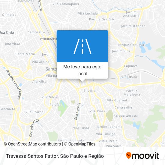 Travessa Santos Fattor mapa