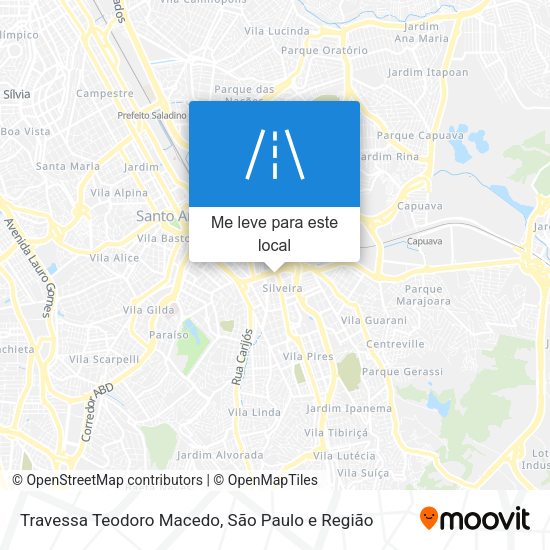 Travessa Teodoro Macedo mapa