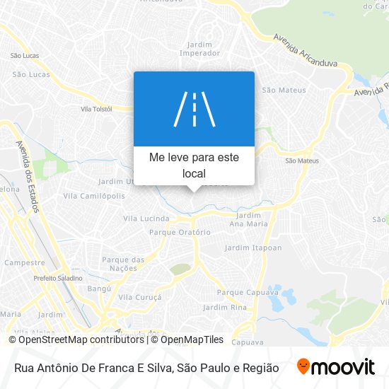 Rua Antônio De Franca E Silva mapa
