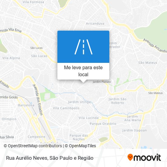 Rua Aurélio Neves mapa