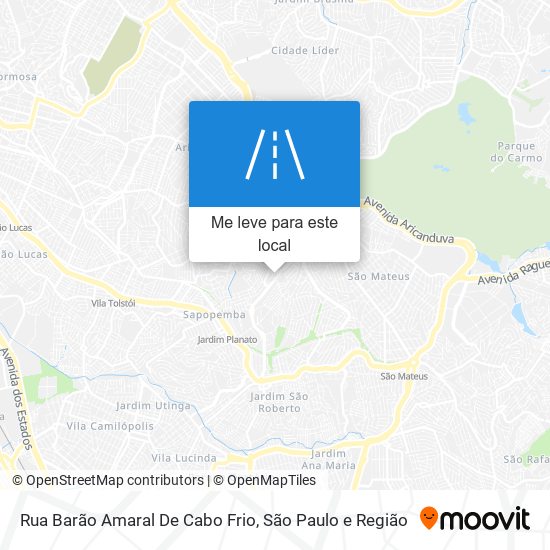 Rua Barão Amaral De Cabo Frio mapa