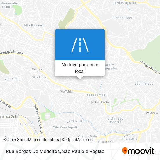 Rua Borges De Medeiros mapa