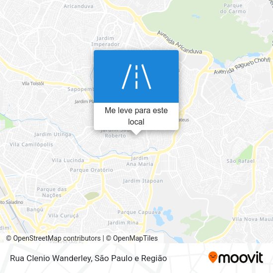 Rua Clenio Wanderley mapa