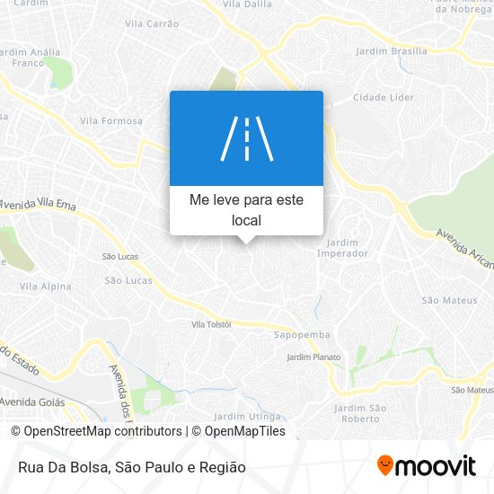 Rua Da Bolsa mapa