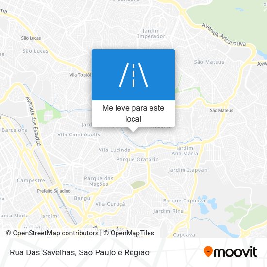Rua Das Savelhas mapa